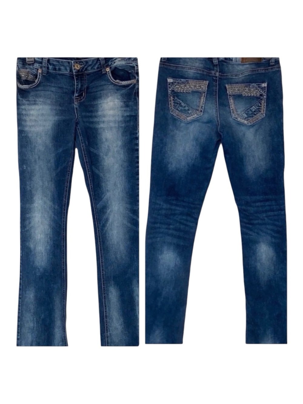 Maurices Medium Sandblasted Wash Denim Jeans